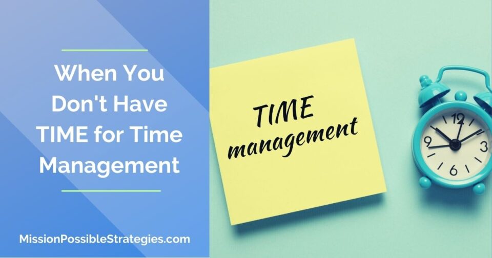 Time Management for New Executive Directors