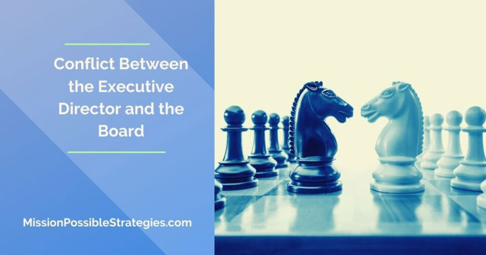 Conflict with Your Nonprofit Board